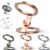Mag Spinner, Adjustable Foldable Magnetic Phone Stand Fidget Spinner, 360° Rotation Fidget Spinner Phone Stand for Gym, Kitchen, Car, Desk Strong Adhesion (Rose Gold)