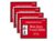 Mahjong Cards 2026 4 PCS Set Mah Jongg Card Large Print，Easy to Read and Convenient to Carry