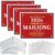 Mah Jong Cards 2026 Set Revised Official Edition American – Large Size – with Protective Sleeves 4Pcs