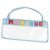 Mahjong Carrying Tote Bag Only, Clear Zippered Storage Bag with Long Handles and Decorative Mahjong Letters, Portable Organizer for Tiles and Game Accessories, Mahjong Tiles Not Included