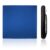 Mahjong Mat, Mahjong Table Mat with Black Carrying Bag,Rubber Anti Slip Game Mat and Noise Reducing Table Cover for Mahjong,Dominoes,Poker,Card,Board Games Table Mat (Blue, 31.5 Inches)
