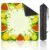 Mahjong Mat with Carrying Bag 31.5″ x 31.5″ Non-Slip Noise Reduction Citrus Watermelon Splash Border Fresh Green Summer Fruit Design Table Mat for Mahjong Poker Dominoes Card Board Tile Games