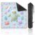 Mahjong Mat with Carrying Bag 31.5″ x 31.5″ Non-Slip Noise Reduction Cute Sea Turtle Marine Creatures Pastel Underwater Scene Table Mat for Mahjong Poker Dominoes Card Board Tile Games