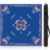 Mahjong Mat with Rules and American Theme, 33x33in Non-Slip Table Cover