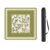 Mahjong Mat with Rules Printed, Foldable American Mahjong Game Mat, Non Slip Rubber Base Noise Dampening Mahjong Table Pad with Carry Bag for Indoor Outdoor Use (Lemon Bird)
