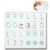 Mahjong Practice Board with Charleston Guide & 24 Slots, Solo Mahjong Board