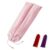Mahjong Rack Bag, Velvet 4-Compartment Storage for 17-19 Inch Racks, Pink