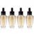 Mahogany Coconut Scented Oil Plug-In Refills, Pack of 4