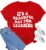 MAIHUN Women Teacher Life Shirt Teacher Gift Short Sleeve Shirts It s a Beautiful Day for Learning T-Shirt Red