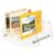 Mail Holder Countertop Acrylic Multi-Slot Letter Sorter for Desk