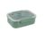 Mainstays Divided Rectangle Lunch Container with Utensil, Green