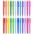 Maitys 24 Pcs Ballpoint Pen and Highlighter Multicolor Set, Fine Point Black Ink Click Gel Pens with Matching Pastel & Vibrant Highlighters for School Office Note Taking Journaling Art Study Supplies