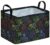 MAIZMZ Game Controller Storage Bin, Waterproof Linen Laundry Basket with Handles for Game Room Bed, Gifts,Toys