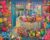 Majestic Value Brand 1000 Piece Jigsaw Puzzle of a Colorful Flower Shop Filled with Blooms.