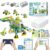 makerzoid Coding Robot Toy for Kids 6+, 100+ in 1 APP Control Robots Building Toys, Programmable Scratch Coding Kit with 23 Video Courses,Birthday Toy for Kids (370 Blocks)