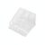Makeup Enthusiasts Clear Lipstick Organizer with Red Base, PS Plastic Vanity Storage Box for Desktop Display