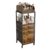Makeup Organizer Cart with Drawers, Make up Organizers for Vanity, Floor Skincare Organizers- for Cosmetics, Nail Polish, Art Supply, Bathroom Vanity Desktop Organizer (Black)