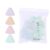 Makeup Sponge Cosmetic Puff Polyurethane Triangle 1 Box for Travel