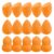 Makeup Sponges 15 Pack Orange Soft Latex-Free Reusable for Flawless Finish