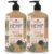 MalibuHemp Golden Glow Body Moisturizer for Dry Skin, 18 Fluid Ounces, 2 Packs