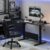 MALOL 47″ x 24″ Electric Standing Desk with Adjustable Footrest, Black