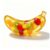 Malt Syrup Banana Squishy Slushie Figurine – Crunchy Moldable Texture Desktop Ornament, Non-Bounce Sensory Stress Relief Accent, Medium Grip Strength Gift