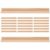 MALUGOGO 20pcs Wooden Letter Base Domino Holder Stand 19cm Beige DIY Domino Rack with Multifunctional Design and Versatile Usage for Homes and Travel