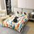 Manfei Black Cat Duvet Cover Set Full Size 100% Cotton,Geometric Star Dot Square Kids Bedding Set,Retro Abstract Room Decor,Multicolor Quilt Cover,2 Pillowcases(No Filler)