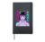 Manga Anime Cyberpunk Girl Sci-fi Future Girl Hardcover Journal, Black