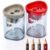 Manual Pencil Sharpener – 2 Pcs Dual Hole Premium Quality Pencil Sharpeners for Standard & Large Sized Pencils – Handheld Pencil Sharpener for Kids, Adults, Artists, (Red & Gray)
