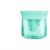 Manual Pencil Sharpener, Dual Hole Handheld Small Personal Tool for Office Colored Pencil Daily Use(Green)
