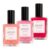 Manucurist – Green™ Jelly Nail Polish Trio Glacé, Pink Sorbet & Pomme d’Amour – Translucent Nail Polish – Semi-Opaque Jelly Finish with UltraGlossy Effect – 82.5% Natural Origin Ingredients