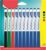 Maped – Box of 10 Marker’Peps Dry Erasable Felt-Tip Pens – Medium Tip Pens 1.5mm – Colours: Blue x7, Black x1, Red x1 and Green x1