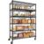 Mapleyard 79”H Wire Shelving 1500lbs 6 Tier Storage Shelves with Wheels NSF Certified Heavy Duty Steel Metal Shelf Adjustable Rolling Rack Kitchen Garage Closet Pantry Laundry 36″ Wx16 Dx79 H