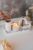 Marble Pattern Heart Shaped Reed Diffuser & Soy Wax Candle Set Amber Scent Handmade