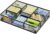 Marbrasse Desk Drawer Organizer, Metal Mesh Drawer Organizer Tray with 5 Adjustable Compartments,Desk Organizers and Accessories for Home,Office,Kitchen,Makeup,Vanity (Black)