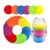 Markers Carpet Markers for Classroom 30 Pcs 4 Inch Circle Nylon Dots Sit Spots for Classroom Carpet Dots for PE Yoga and Kindergarten(6)