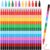Marspark 20 Pcs Stackable Crayons 12 Colors,Vivid Color,Flat
