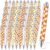 Marspark 50pcs Fall Gel Ink Ballpoint Pens Bulk Pumpkin Sunflower Maple Leaf Harvest Yellow Orange Writing Pen Autumn Office Stationery Supplies for Public Events Charity Supplies Gifts Accessories