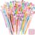 Marspark 80 Pcs Cute Pens Bulk Fun Cartoon Black Gel Ink Cool Animal Pens for Kids 28 Styles Assorted Style Novelty Rollerball Cartoon Stationery for Office Back to School Gifts Student Prizes