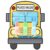 Marspark School Bus Shape Place Value Pocket Chart & Counting Caddie Pocket Chart for Classroom, Back to School Math Teaching Tool with Magnetic Back for Whiteboard Preschool, 200 Straws Included
