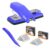 Marsrock Desktop Stapler, Swing-Arm Swivel Stapler, 50 Sheet Capacity, 2000 Staples and Staple Remover, Rotatable Heavy Duty Staplers for Office, Home, Classroom, Booklet, Book Binding, Blue