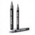 Marsrock Silver Paint Pens, 3 Pack Metallic Paint Markers with 3 Tip Sizes