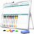 Marsrock Weekly Calendar Whiteboard with Stand, Dry Erase Magnetic 16″x12″