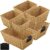 Marsui 6 Pcs Wicker Storage Baskets for Pantry Organization with Labels Handwoven Multi-size Natural Wicker Storage Bins for Organizing Small Baskets Container for Shelves Closet Toilet