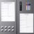 Marte Vanci Magnetic Dry Erase Board for Fridge, Weekly Calendar Menu Board, Small Refrigerator Whiteboard & Meal Planning Board Set for Fridge with 8 Magnets & 3 Pens for Grocery Shopping List