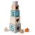 Mary Meyer Leika Wooden Toys Nesting & Stacking Blocks Montessori Toys for 18+ Months Old Toddler Preschool Gifts, 3.5 x 13.5-Inches, Woodland Animals