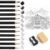 Masansan 12-Pack Graphite Sketch Pencils 2H-8B with Eraser Sharpener