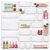 Masirs Clear Drawer Organizers Set 25 PCS – Plastic Storage Bins for Desk, Kitchen, Bathroom, Vanity – Modular, Stackable, Non-Slip Drawer Organizer Trays for Makeup, Utensils, Office Supplies