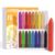 MASSRT Triangle Jumbo Crayons for Toddlers, 18 Colors Mess Free Unbreakable Crayon Gifts, Easy to Hold Washable Crayons for Kids, Safe Coloring Gifts for Babies and Children